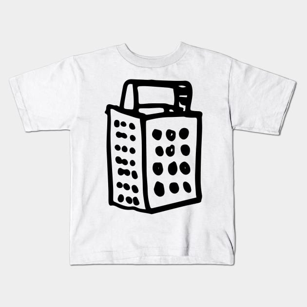 Retro Cheese Grater Kids T-Shirt by SWON Design